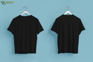 Classic Black Plain T-shirt – Sleek and Timeless - large - Image 2