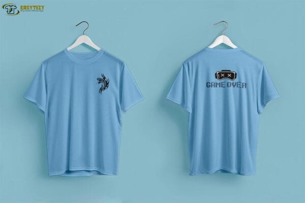 Game Over Blue T-shirt