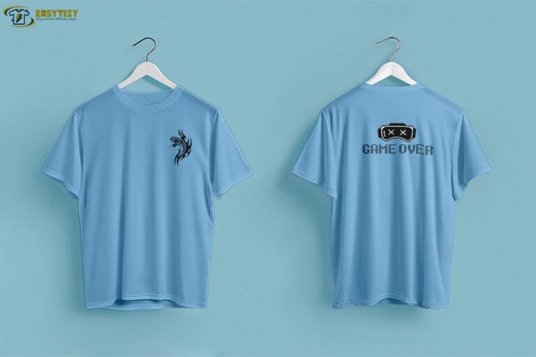 Game Over Blue T-shirt