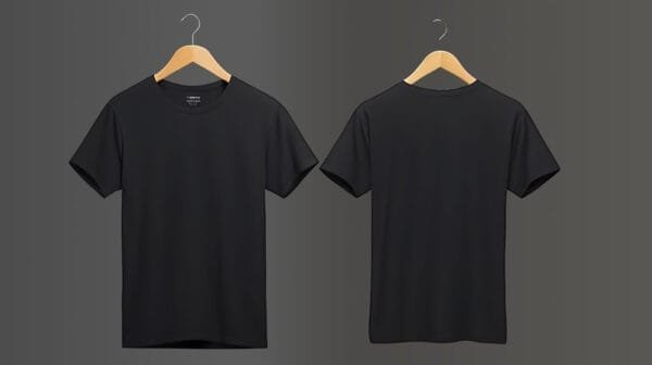 Classic Black Plain T-Shirt