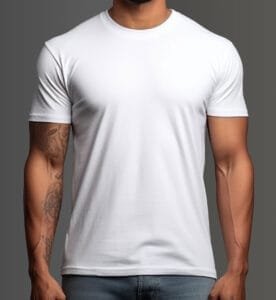 Classic White Plain T-shirt – Timeless Simplicity - Small - Image 2