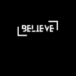 Believe Typography T-shirt – Bold Inspiration - Image 2