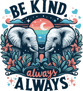 Be Kind Always Graphic Printed T-Shirt - Image 6