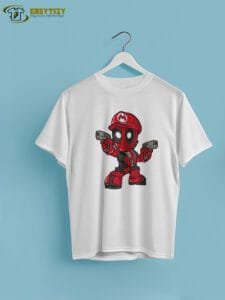 Deadpool Mario Mashup T-shirt – The Ultimate Crossover