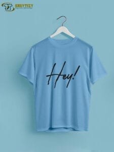 Minimalist "Hey" T-Shirt