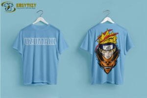 Uzumaki Naruto & Kurama Fusion T-shirt – Epic Anime Graphic T-shirt - Image 2