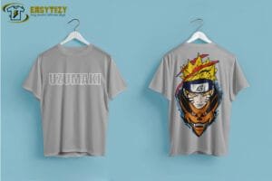 Uzumaki Naruto & Kurama Fusion T-shirt – Epic Anime Graphic T-shirt - Image 5