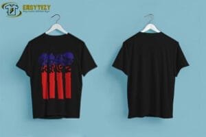 Grunge Style Artistic T-Shirt - Image 2