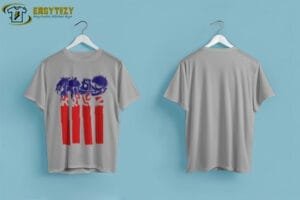 Grunge Style Artistic T-Shirt - Image 3