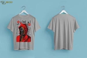 Silent Red Guard T-Shirt - Mysterious Boldness - Image 4