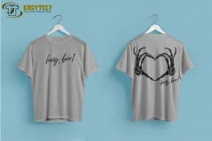 Hey Bro! Skeleton Heart T-Shirt - Image 3