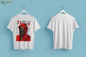 Silent Red Guard T-Shirt - Mysterious Boldness - Image 2
