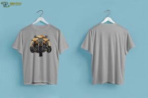 Vintage Motorcycle Rider T-shirt – The Freedom Ride - Image 3