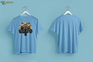 Vintage Motorcycle Rider T-shirt – The Freedom Ride - Image 4