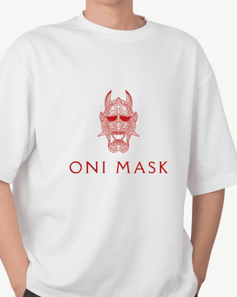 Oni Mask T-Shirt: Unleash Your Inner Demon