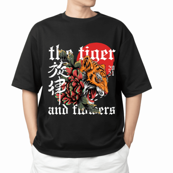 Tiger & Flowers T-Shirt