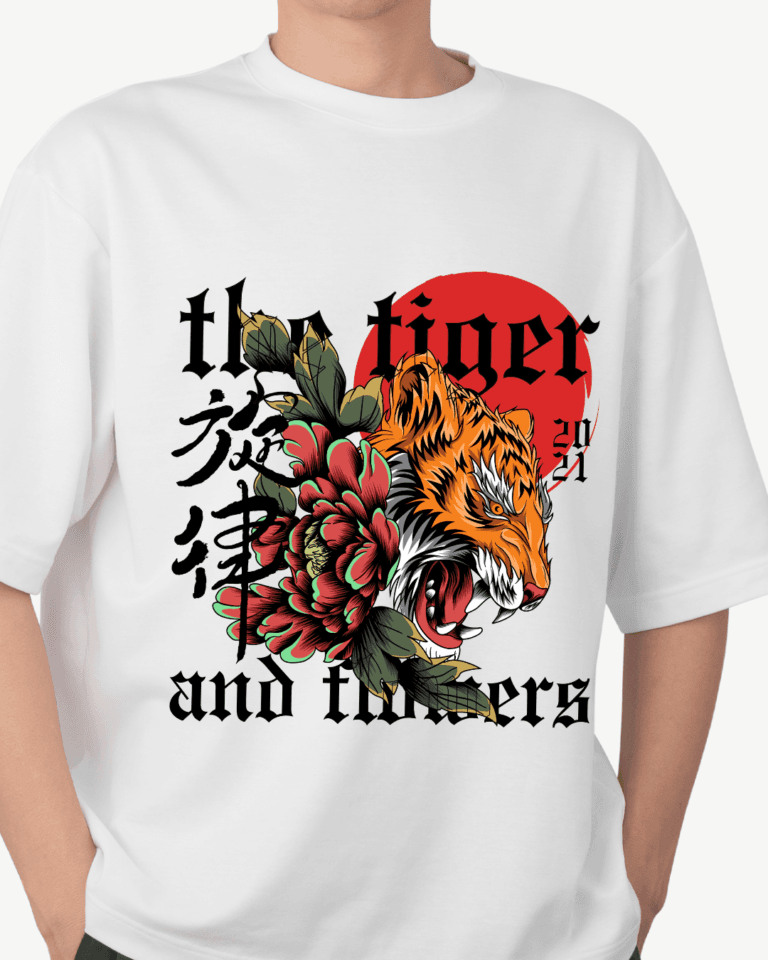 Tiger & Flowers T-Shirt