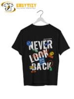 Feel Great Sticker Collage T-Shirt: Vibrant Graphic Tee with Motivational Travel Patches | Adventure-Inspired Streetwear - Image 2