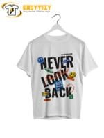 Feel Great Sticker Collage T-Shirt: Vibrant Graphic Tee with Motivational Travel Patches | Adventure-Inspired Streetwear - Image 5