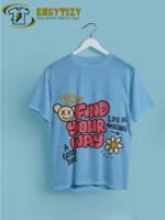 Find Your Way T-Shirt: Motivational Retro Graphic Tee | Feel-Good Streetwear by EasyTeezy