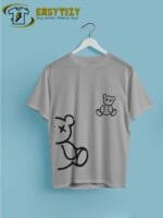 Minimalist Broken Teddy Graphic T-Shirt – EasyTeezy