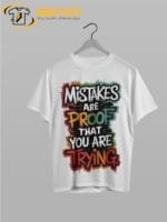 Motivational “Mistakes Are Proof” Graphic T-Shirt – EasyTeezy - Image 5