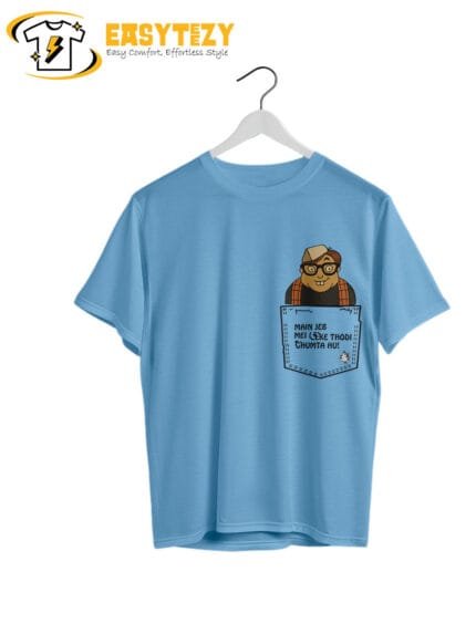 Babu Bhaiya Pocket T-Shirt: Main Jee Mein Leke Thodi Ghoomta Hu | Hera Pheri Meme Tee