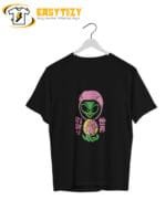 Exploring Earth Alien T-Shirt: Quirky Cosmic Graphic Tee | Intergalactic Streetwear