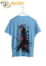 Itachi Uchiha T-Shirt: Akatsuki Crow & Sharingan Anime Tee | Naruto Graphic Streetwear