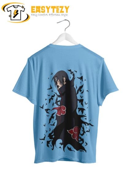 Itachi Uchiha T-Shirt: Akatsuki Crow & Sharingan Anime Tee | Naruto Graphic Streetwear
