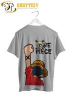 One Piece Luffy T-Shirt: X-Mark Brotherhood Anime Graphic Tee | Straw Hat Crew Streetwear - Image 3