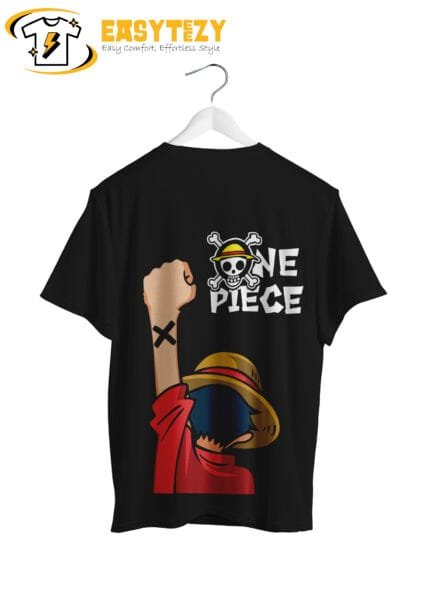 One Piece Luffy T-Shirt: X-Mark Brotherhood Anime Graphic Tee | Straw Hat Crew Streetwear
