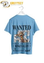 One Piece Luffy Wanted Poster T-Shirt: 3 Billion Bounty Anime Tee | Straw Hat Pirate Streetwear - Image 2