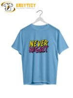 Pink Panther “Never Regret” T-Shirt: Bold Cartoon Graphic Tee | Retro Streetwear