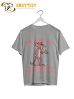 Pink Panther T-Shirt: “I’m Not Lazy, Just on Energy Saving Mode” Funny Cartoon Tee | Casual Streetwear