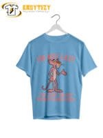 Pink Panther T-Shirt: “I’m Not Lazy, Just on Energy Saving Mode” Funny Cartoon Tee | Casual Streetwear - Image 2